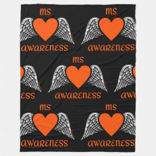 Herz/Flügel...MS Fleecedecke