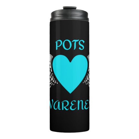 Herz/Flügel...POTS Thermosbecher (Vorderseite)
