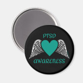 Herz/Flügel...PTSD Magnet (Vorderseite/Rückseite)