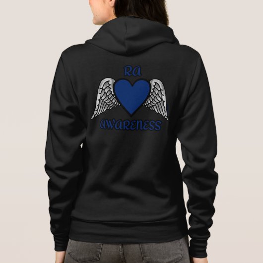 Herz/Flügel.RA Hoodie (Rückseite)