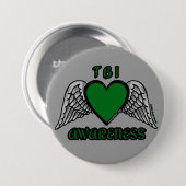 Herz/Flügel...TBI Button (Vorne & Hinten)