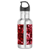 Herz Formen Texture-20622 Edelstahlflasche (Rückseite)