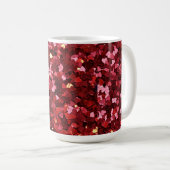 Herz Formen Texture-20622 Kaffeetasse (VorderseiteRechts)