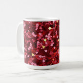 Herz Formen Texture-20622 Kaffeetasse (Vorderseite Links)