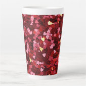 Herz Formen Texture-20622 Milchtasse (Vorderseite)