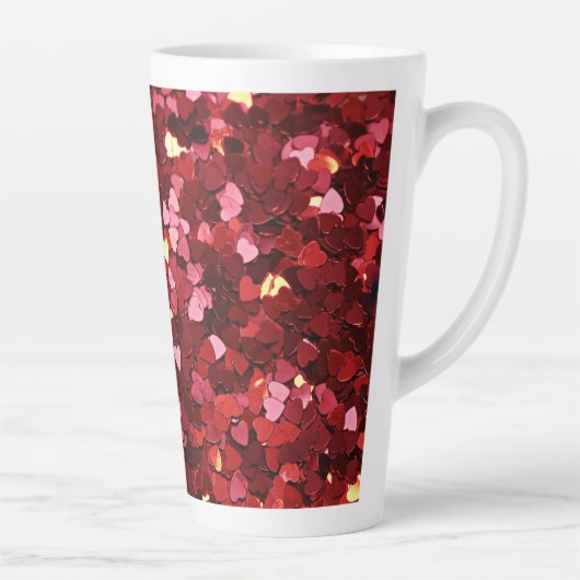 Herz Formen Texture-20622 Milchtasse (Rechts)