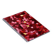 Herz Formen Texture-20622 Notizblock (Rechte Seite)