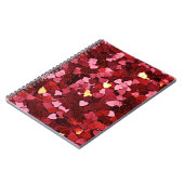 Herz Formen Texture-20622 Notizblock (Linke Seite)