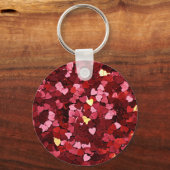 Herz Formen Texture-20622 Schlüsselanhänger (Vorderseite)