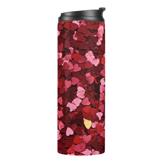 Herz Formen Texture-20622 Thermosbecher (Nach links gedreht)