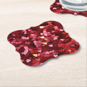 Herz Formen Texture-20622 Untersetzer (angewinkelt)