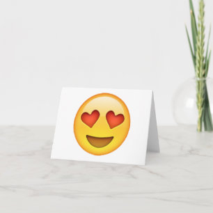 Herz-Förmige Augen - Emoji Karte