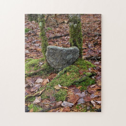 Herz-Förmiger Felsen Puzzle (Vertikal)