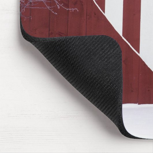 Herz-Förmiges US Flagge Mousepad (Ecke)