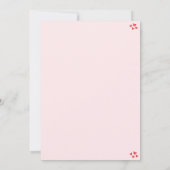 Herz-Foto-Rahmen-Valentinstag-Geschenkkarte Einladung (Rückseite)