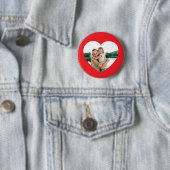 Herz Foto Rot Button (Beispiel)