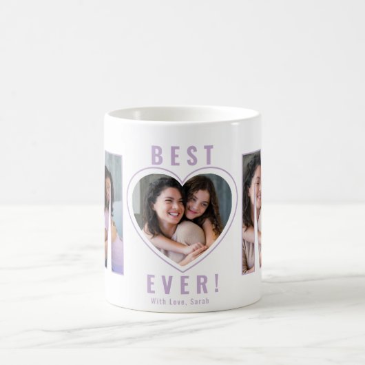 Herz-Foto-Tasse für Mama Kaffeetasse (Mittel)