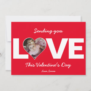 Herz Foto Valentinstag Liebe senden Feiertag Auto Feiertagskarte
