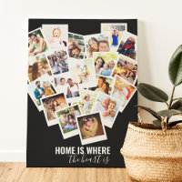 Herz-FotoCollage | Zuhause is where the Heart is