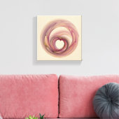 Herz-Fraktal Leinwanddruck (Insitu (Wohnzimmer))