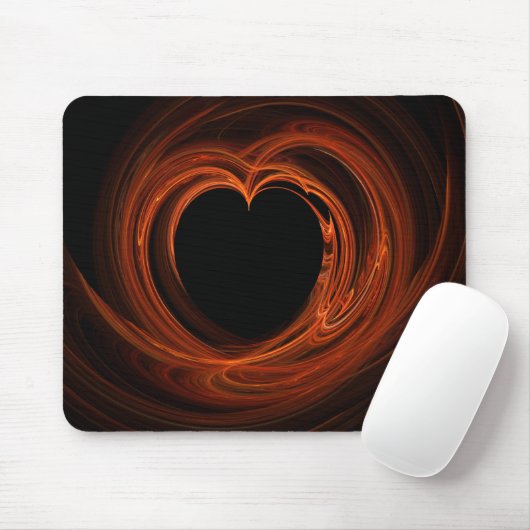 Herz-Fraktal Mousepad (Mit Mouse)