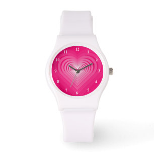 Herz-Frauenwache Armbanduhr
