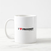 Herz-freenet - Lang Kaffeetasse (Links)