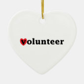 Herz-Freiwilliger Keramikornament (Vorne)