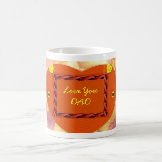 Herz für Daddy Kaffeetasse (Mittel)