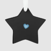 Herz für Geliebte Ornament (Vorderseite)