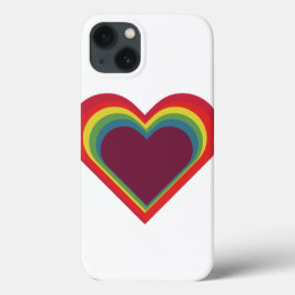 Herz für Kunst - Rainbow Colors - Regenbogenfarben Case-Mate iPhone Hülle