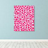 Herz für Tierwerbung 2014 Leinwanddruck (Insitu (Holzboden))