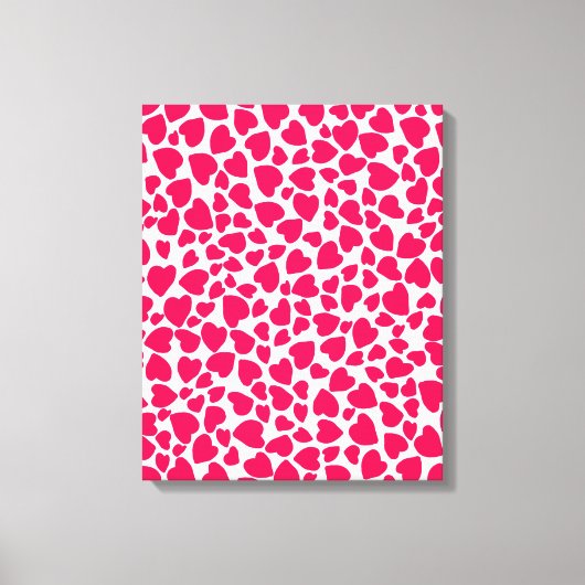 Herz für Tierwerbung 2014 Leinwanddruck (Vorderseite)