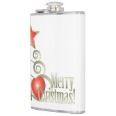 Herz für Weihnachten Flachmann (Links)