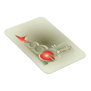 Herz für Weihnachten Magnet