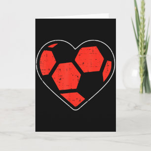 Herz Fußball Valentinstag Sport L Karte