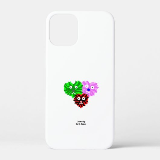 Herz Fuzzies Apple iPhone 12 Mini-Fall Case-Mate iPhone Hülle (Rückseite)