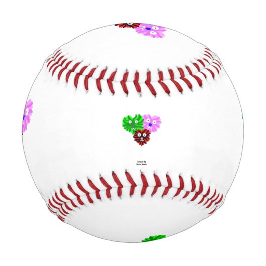 Herz Fuzzies Baseball (Vorderseite)