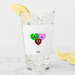Herz Fuzzies Glass Tumbler