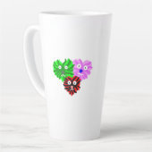 Herz Fuzzies Große Latte Tasse (Linke Ecke)