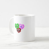 Herz Fuzzies Kaffeetasse (Vorderseite Links)