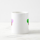 Herz Fuzzies Kaffeetasse (Mittel)