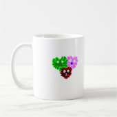 Herz Fuzzies Kaffeetasse (Links)