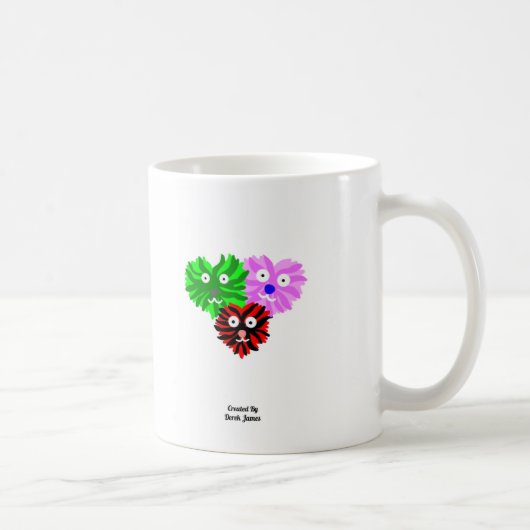Herz Fuzzies Kaffeetasse (Rechts)