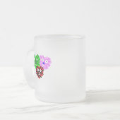Herz Fuzzies Kleine Mattierte Tasse (Vorderseite Links)
