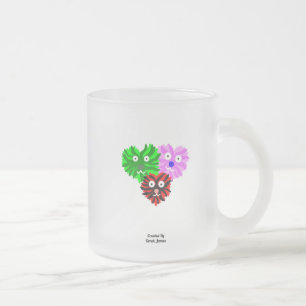 Herz Fuzzies Kleine Mattierte Tasse