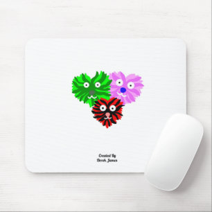 Herz Fuzzies Maus Pad Mousepad
