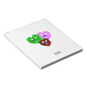 Herz Fuzzies Notepad (14 cm x 15,2 cm) Notizblock (angewinkelt)