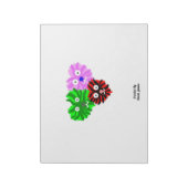 Herz Fuzzies Notepad (27,9 cm x 21,6 cm) Notizblock (Rotiert)