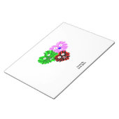 Herz Fuzzies Notepad (27,9 cm x 21,6 cm) Notizblock (angewinkelt)